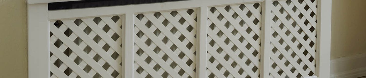 Byg selv radiatorskjuler i vindueskarmen Radiatorskjuler